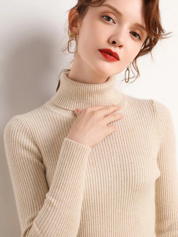 Isabella – Gemütlicher Damenrollkragenpullover