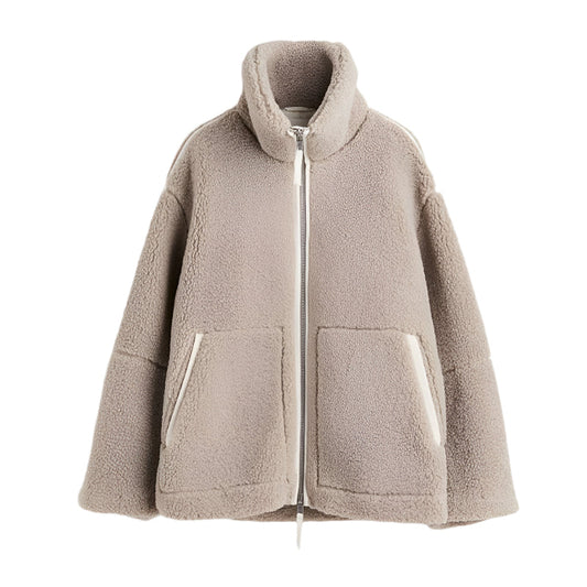 Clara – Warme Teddy Fleece Damesjacket