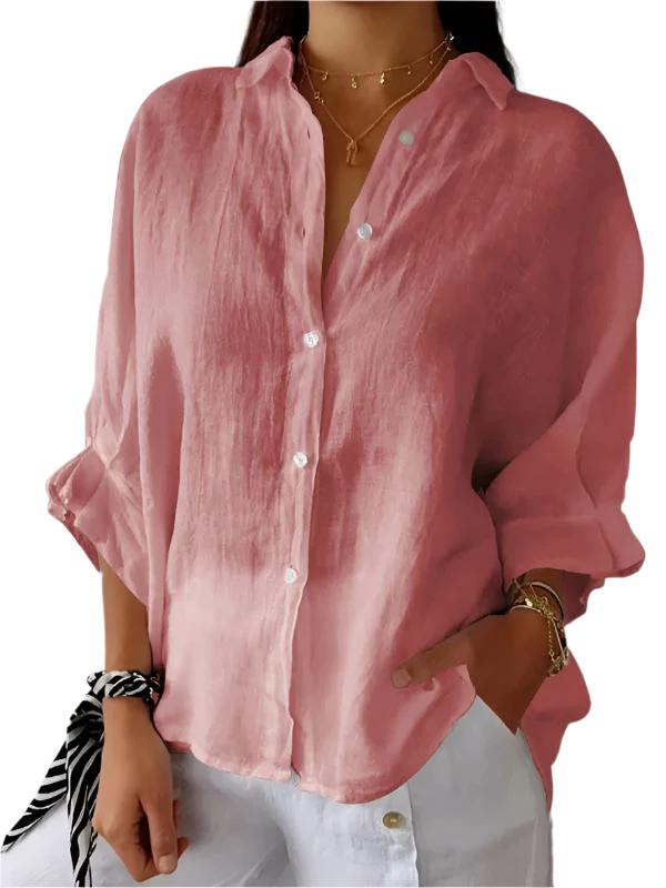 Gabriëlla – Lichtgewicht Dames Linnen Blouse
