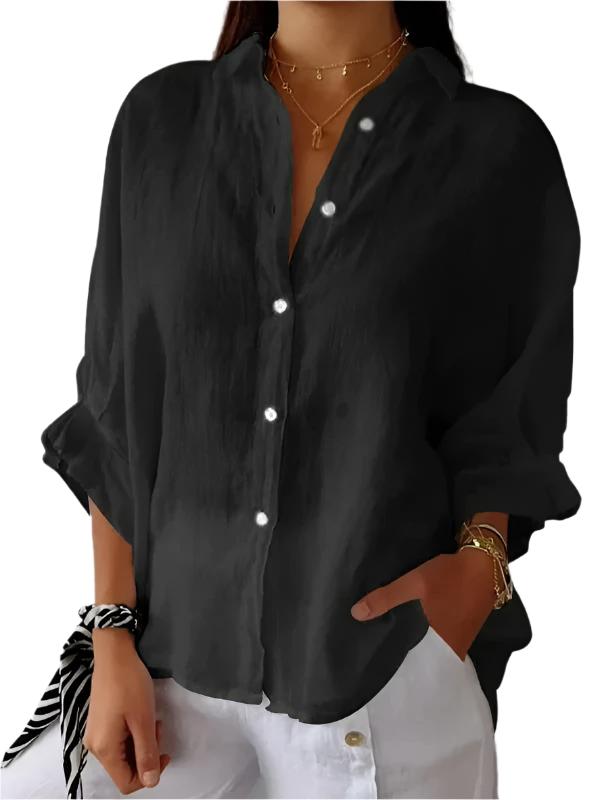Gabriëlla – Lichtgewicht Dames Linnen Blouse
