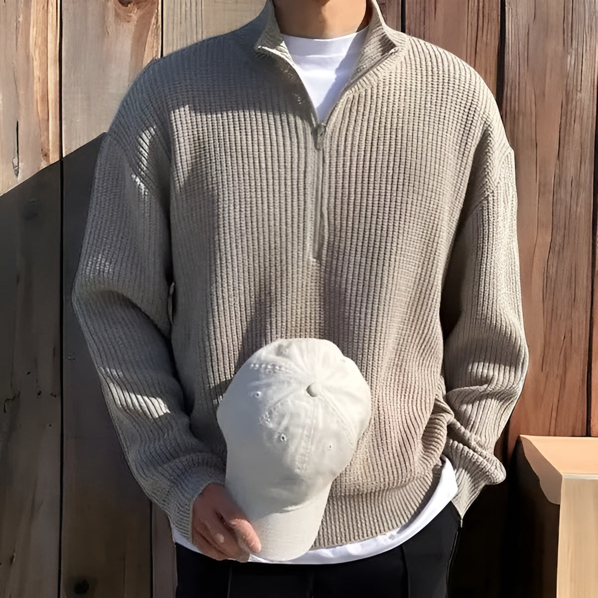 Morbello – Tijdloze Heren Half-Zip Trui