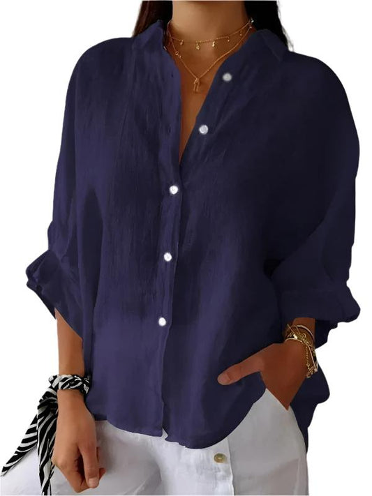 Gabriëlla – Lichtgewicht Dames Linnen Blouse