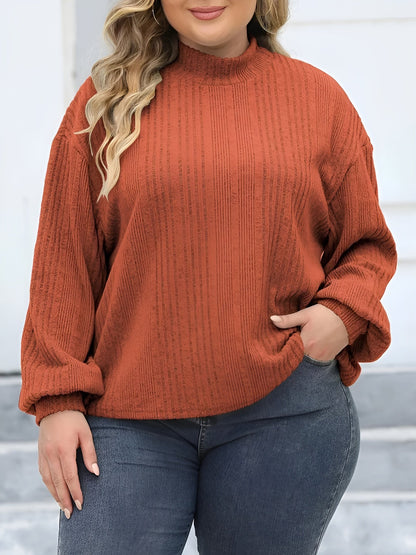 Gianna – Plus Size Women's Turtleneck Sweater