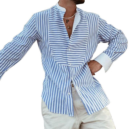 Mateo – Slim-Fit Casual Overhemd voor Heren met Strepen